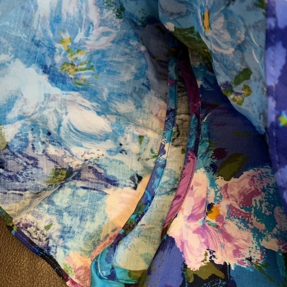 Vtg Hawaii Honolulu Colorful‎ Flutter Sleeve Dress - Picture 6 of 7